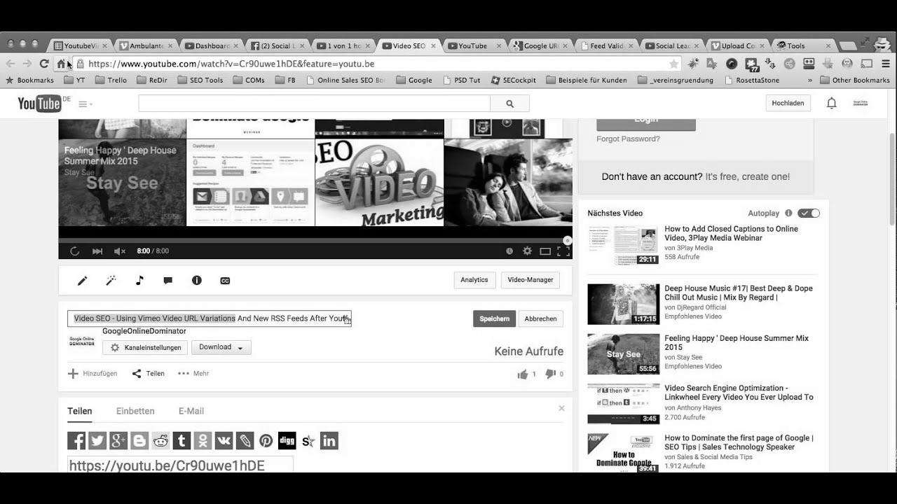 Video SEO – How To Create Over 107 URL Variations From Only One Video In Below 4 minutes