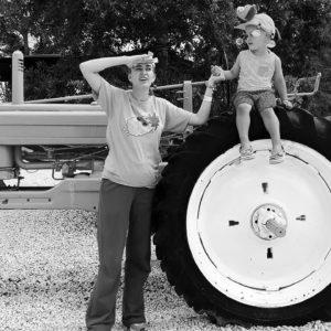 Chris and Mother learn how to harvest strawberries and vegetables on the farm