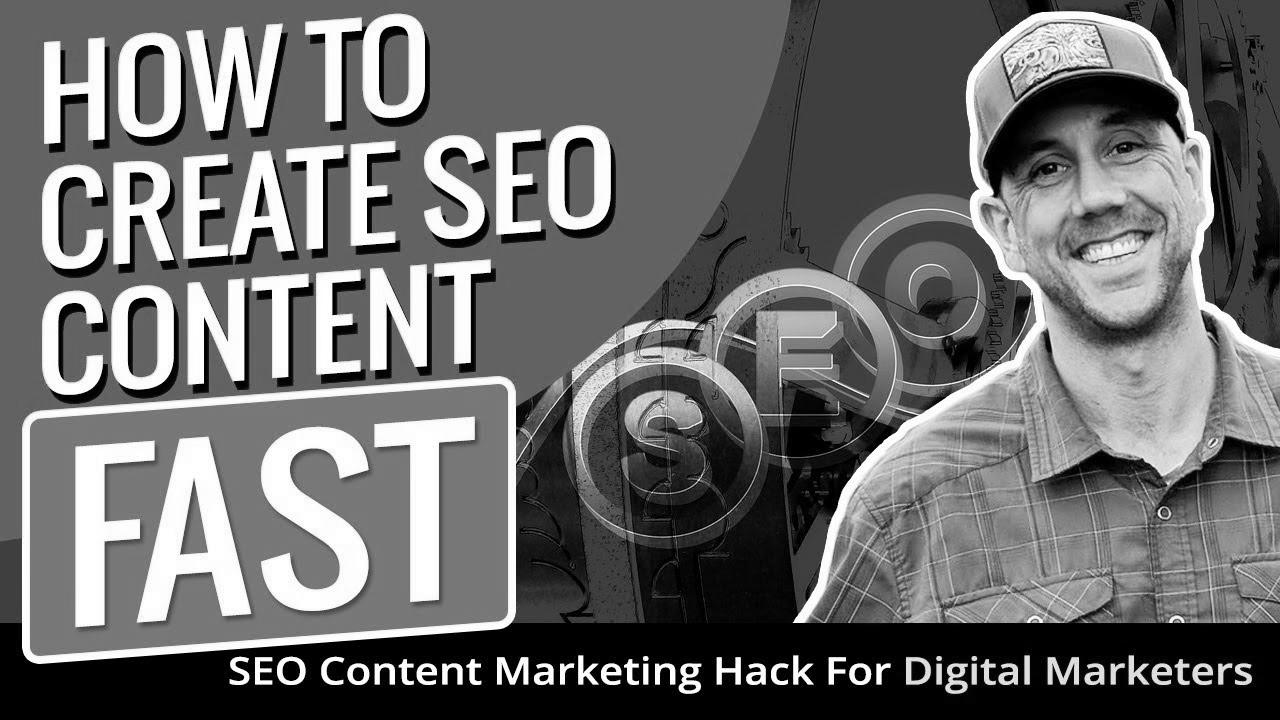 How To Create Content Fast That Ranks In Google!  search engine marketing Content material Marketing Hack For Digital Marketers