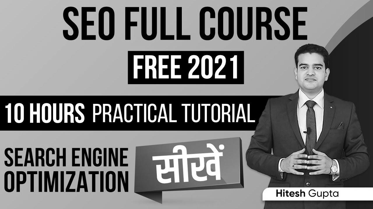 website positioning Course for Beginners Hindi |  Search Engine Optimization Tutorial |  Advanced search engine marketing Full Course FREE