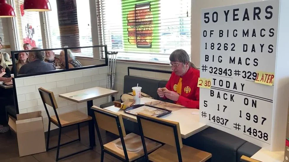 Wisconsin man celebrates 50 years of eating Big Macs day-after-day