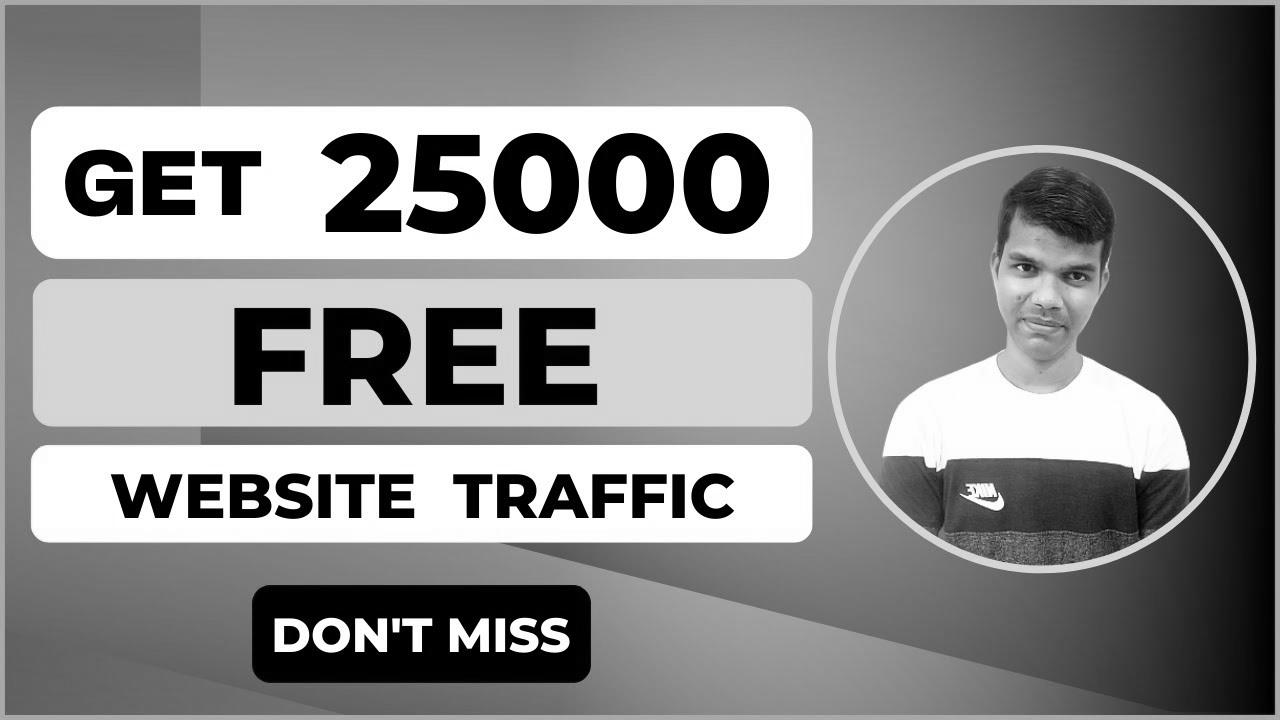 ✅ Get 25k free web site traffic each day with out search engine marketing ✅ Make $550 monthly