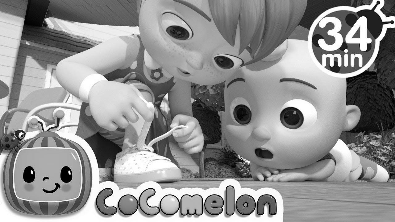 Study To Tie Your Sneakers + Extra Nursery Rhymes & Children Songs – CoComelon