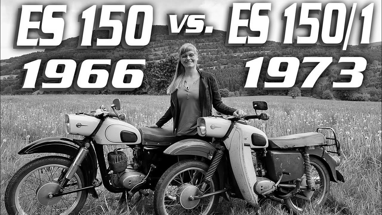 MZ ES 150 (1966) vs. MZ ES 150/1 Trophy (1973) Expertise comparison difference GDR autos classic