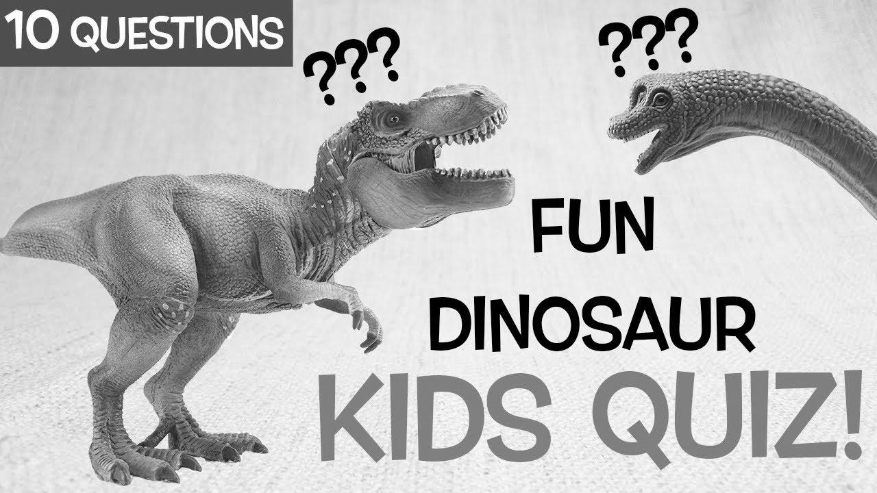 DINOSAUR QUIZ!  |  10 Questions – Study About Dinosaurs |  Enjoyable & Academic |  Dinosaurs For Youngsters