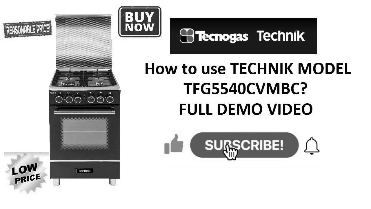 How you can use TFG5540CVMBC |  50CM Approach Cooking Range |  PINAKAMURA NA TECHNIK COOKING RANGE (Tagalog)