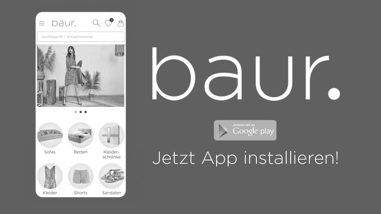 Fashion, dwelling & expertise – the BAUR app